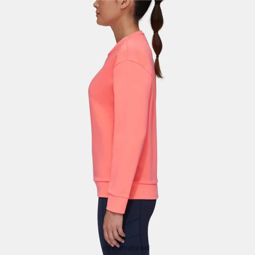 Mammut נשים לוגו צוואר צוואר core ml TV02201034 הַלבָּשָׁה סלמון