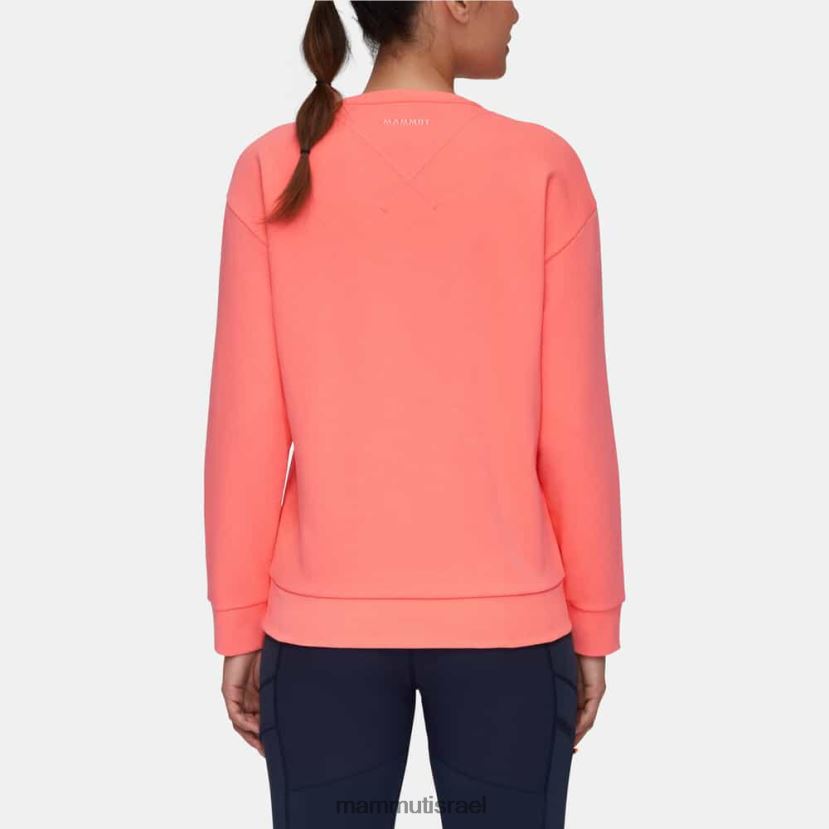 Mammut נשים לוגו צוואר צוואר core ml TV02201034 הַלבָּשָׁה סלמון