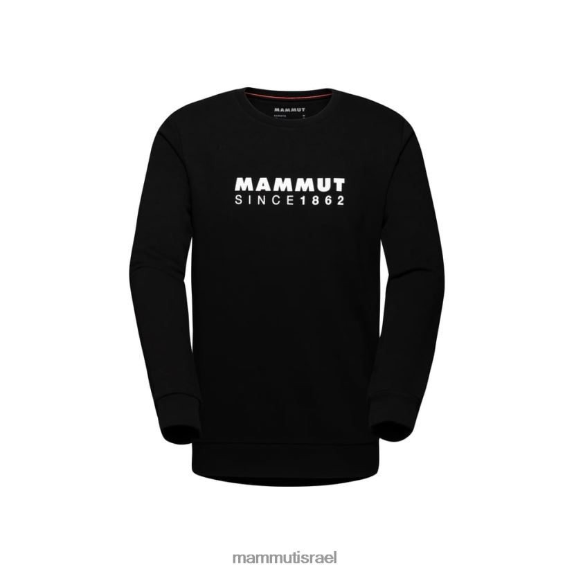 Mammut גברים לוגו צוואר צוואר core ml TV02201036 הַלבָּשָׁה שָׁחוֹר