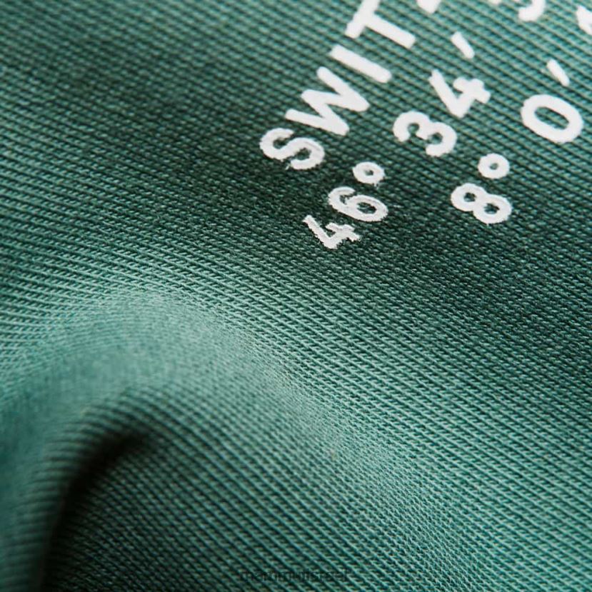 Mammut גברים שיא core ml צוואר צוואר TV0220144 הַלבָּשָׁה ירקן כהה