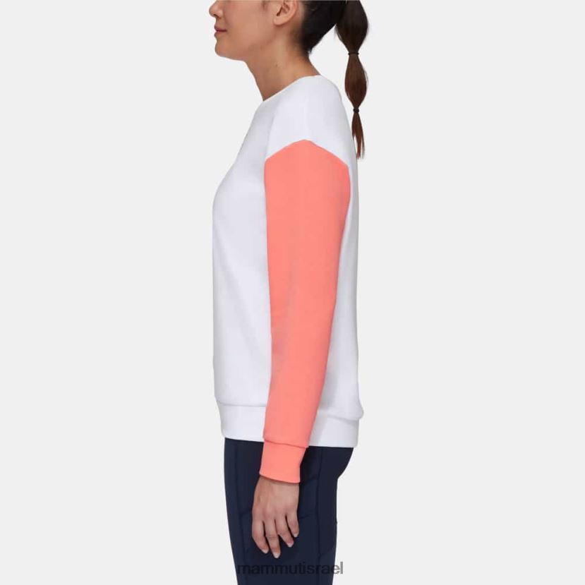 Mammut נשים core ml צוואר צוואר כל יום TV0220244 הַלבָּשָׁה לבן-סלמון