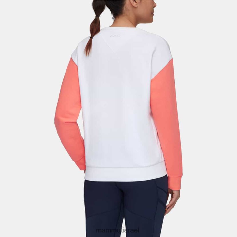 Mammut נשים core ml צוואר צוואר כל יום TV0220244 הַלבָּשָׁה לבן-סלמון