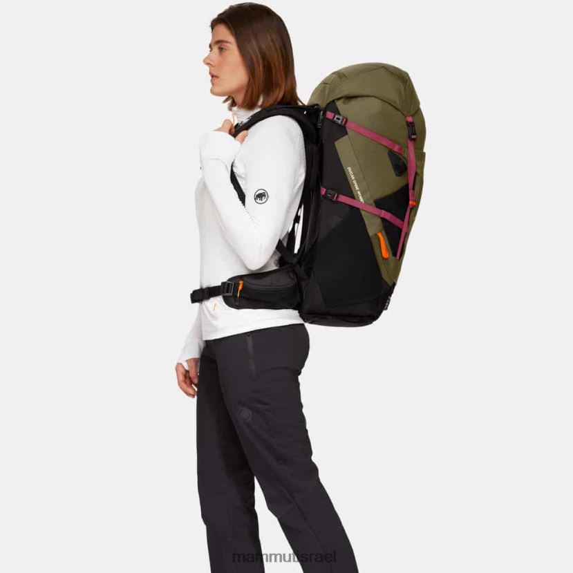 Mammut נשים ducan עמוד השדרה 55 TV0220449 צִיוּד זית-שחור