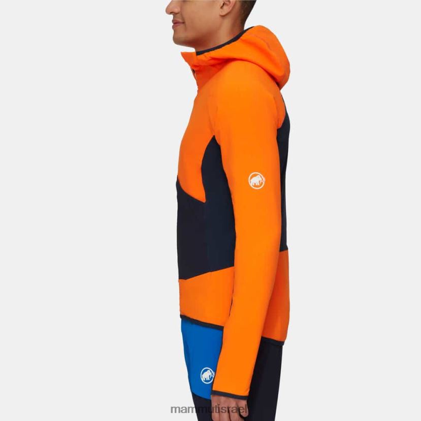 Mammut גברים eiger speed ml מעיל ברדס היברידי TV022092 הַלבָּשָׁה ארומיטה-לילה