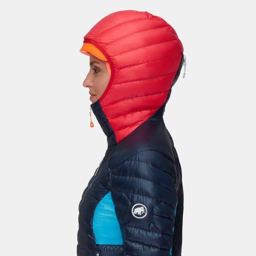 Mammut נשים eigerjoch מתקדם במעיל קפוצ'ון TV022047 הַלבָּשָׁה לילה-אזליה