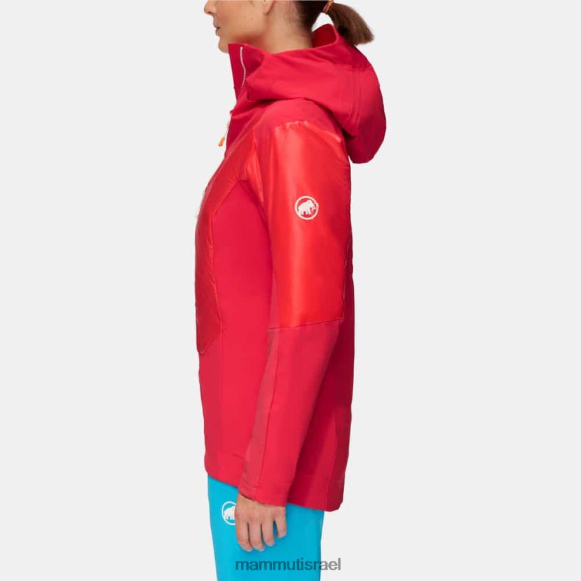 Mammut נשים מעיל קפוצ'ון היברידי של eisfeld so TV0220769 הַלבָּשָׁה אזליה