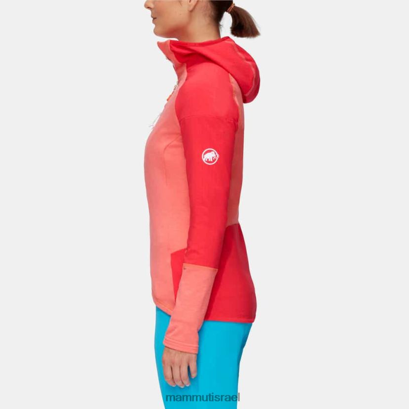 Mammut נשים מעיל קפוצ'ון eiswand advanced ml TV0220964 הַלבָּשָׁה ברברי-אזליה