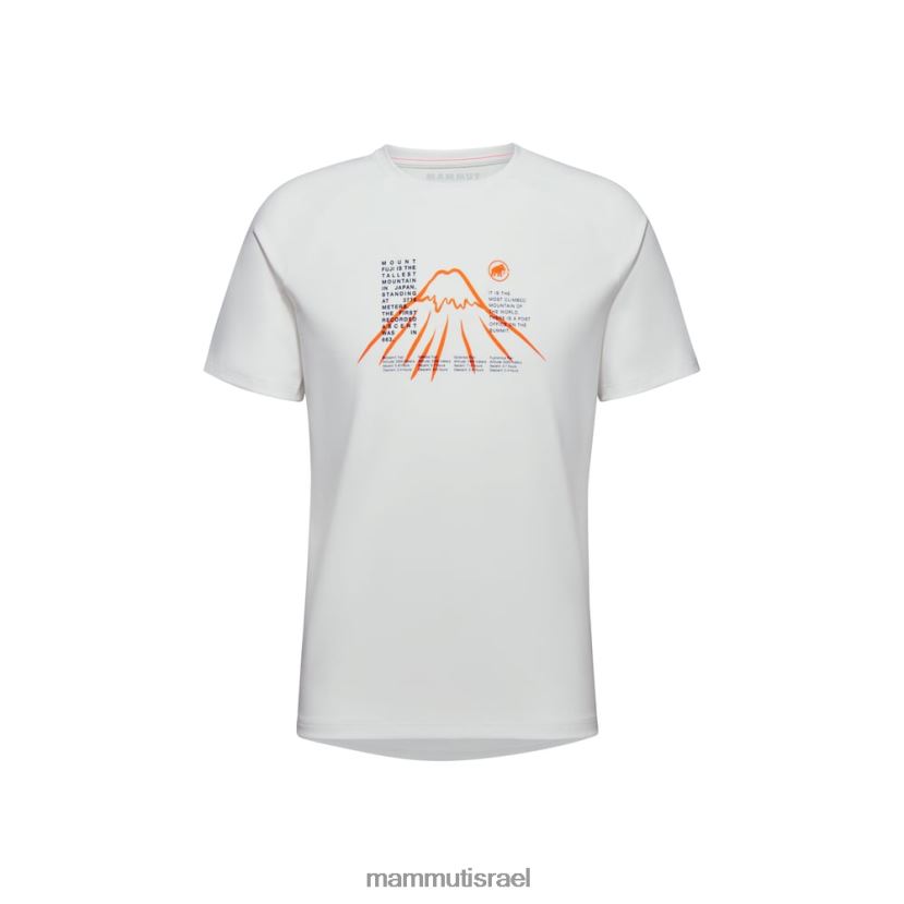 Mammut גברים חולצת טריקו הרים fujiyama TV02201086 הַלבָּשָׁה צבע קרם