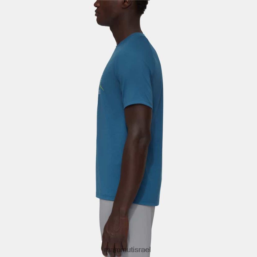 Mammut גברים חולצת טריקו הרים fujiyama TV02201088 הַלבָּשָׁה קרח עמוק