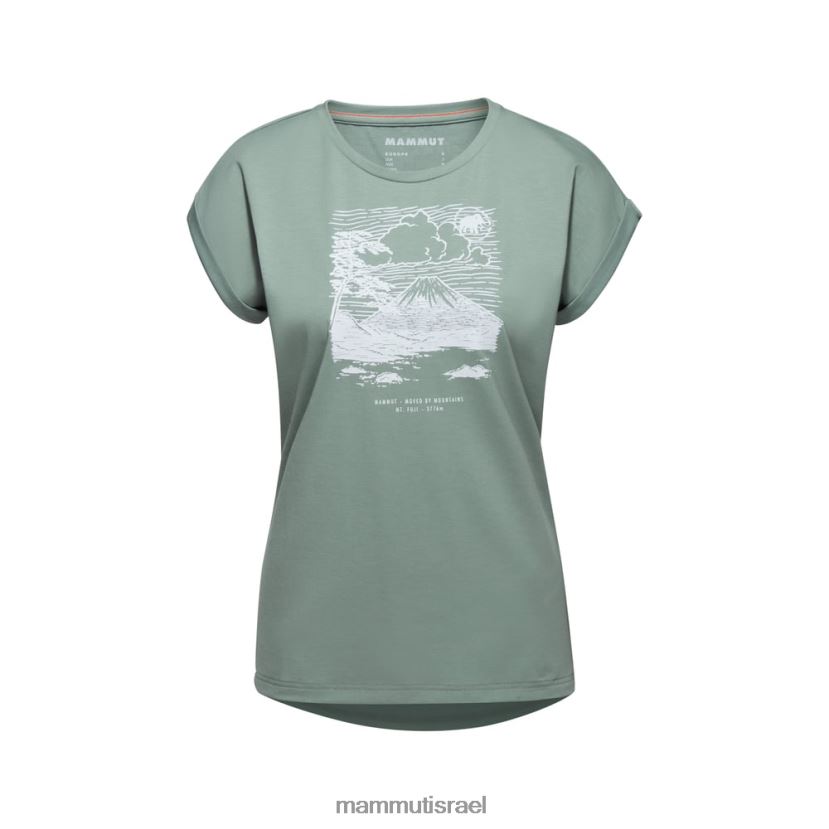 Mammut נשים חולצת טריקו הרים fujiyama TV02201109 הַלבָּשָׁה יַרקָן