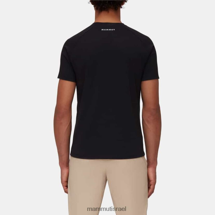 Mammut גברים חולצת טריקו הרים fujiyama TV0220247 הַלבָּשָׁה שָׁחוֹר