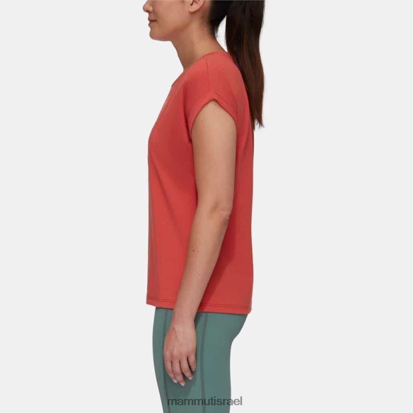 Mammut נשים חולצת טריקו הרים fujiyama TV0220259 הַלבָּשָׁה טרקוטה