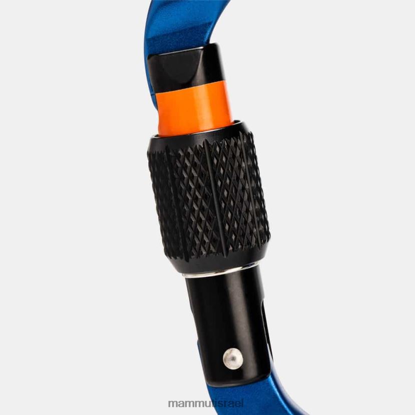 Mammut לִשְׁנֵי הַמִינִים קרבינה קלאסית hms screwgate TV0220397 צִיוּד כְּחוֹל