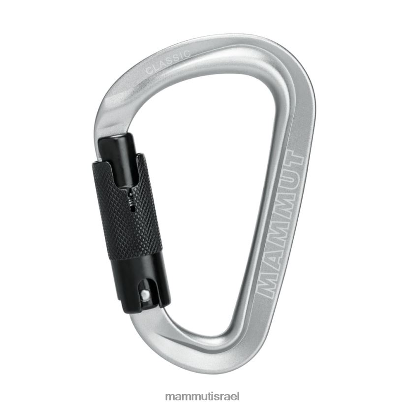 Mammut לִשְׁנֵי הַמִינִים קלאסי hms twistlock plus carabiner TV0220557 צִיוּד אפור בהיר