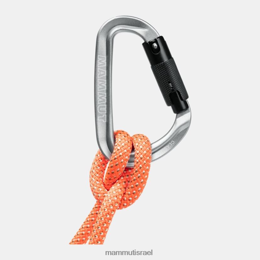 Mammut לִשְׁנֵי הַמִינִים קלאסי hms twistlock plus carabiner TV0220557 צִיוּד אפור בהיר
