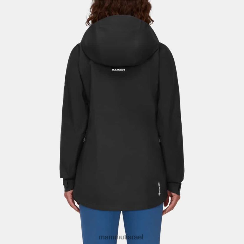 Mammut נשים מכתש iv hs מעיל ברדס TV022029 הַלבָּשָׁה שָׁחוֹר