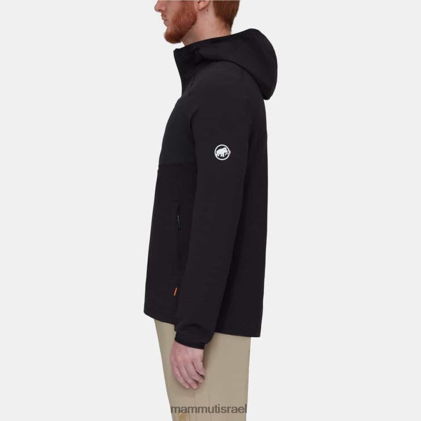 Mammut גברים מעיל קפוצ'ון של madris light ml TV0220645 הַלבָּשָׁה שָׁחוֹר