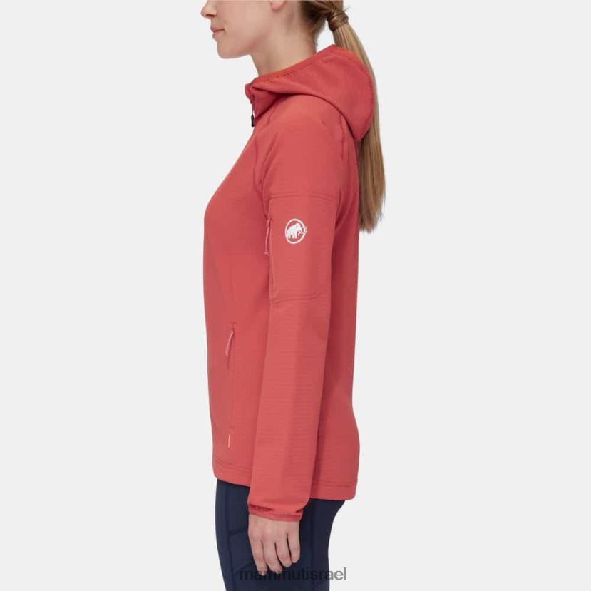 Mammut נשים מעיל קפוצ'ון של madris light ml TV0220831 הַלבָּשָׁה טרקוטה