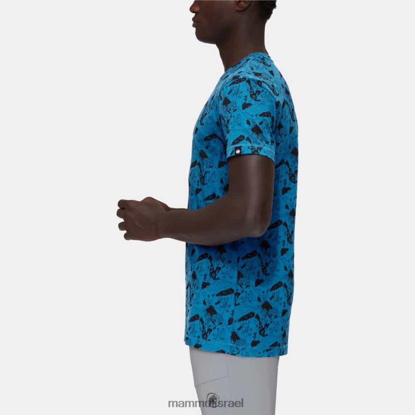 Mammut גברים סצנת טיפוס לחולצת טריקו של massone TV02201108 הַלבָּשָׁה שחור-קרח עמוק