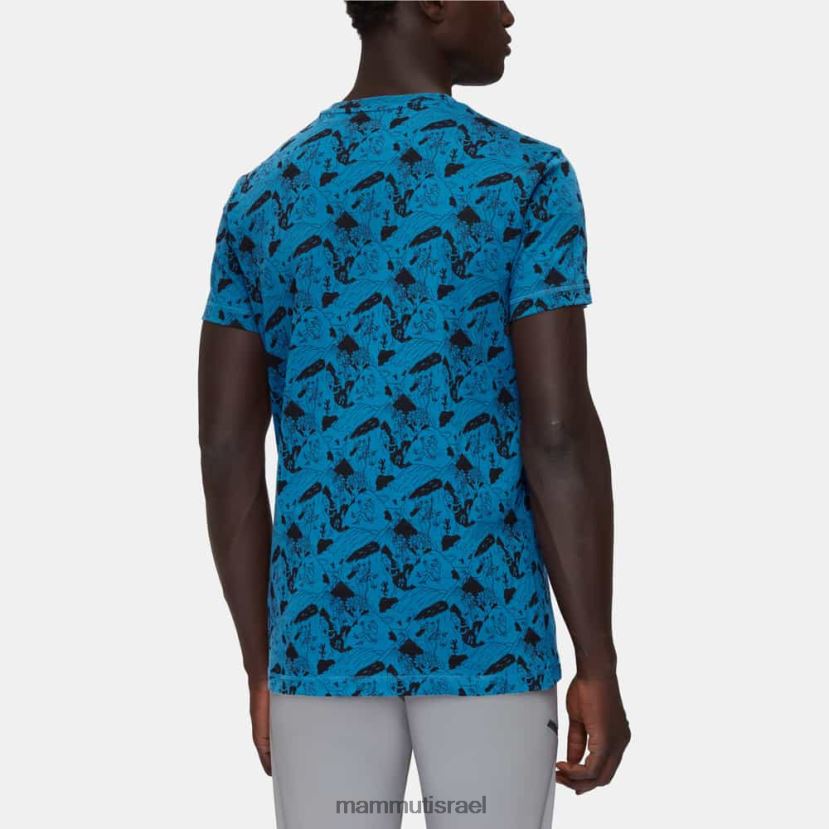 Mammut גברים סצנת טיפוס לחולצת טריקו של massone TV02201108 הַלבָּשָׁה שחור-קרח עמוק