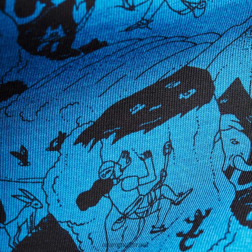 Mammut גברים סצנת טיפוס לחולצת טריקו של massone TV02201108 הַלבָּשָׁה שחור-קרח עמוק