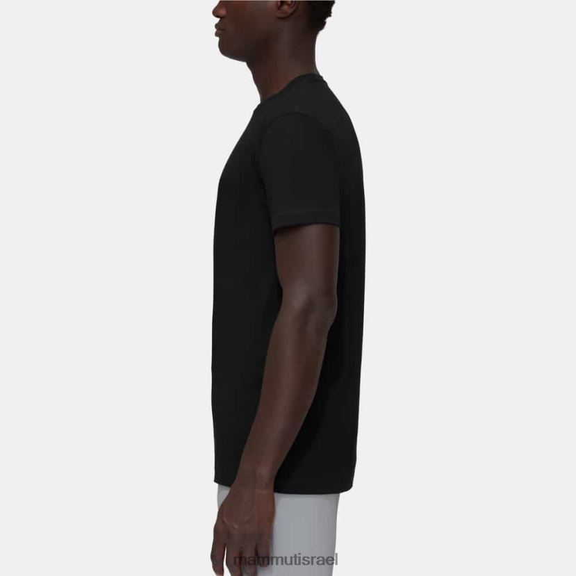 Mammut גברים תיקון חולצת טריקו של massone TV0220152 הַלבָּשָׁה שָׁחוֹר