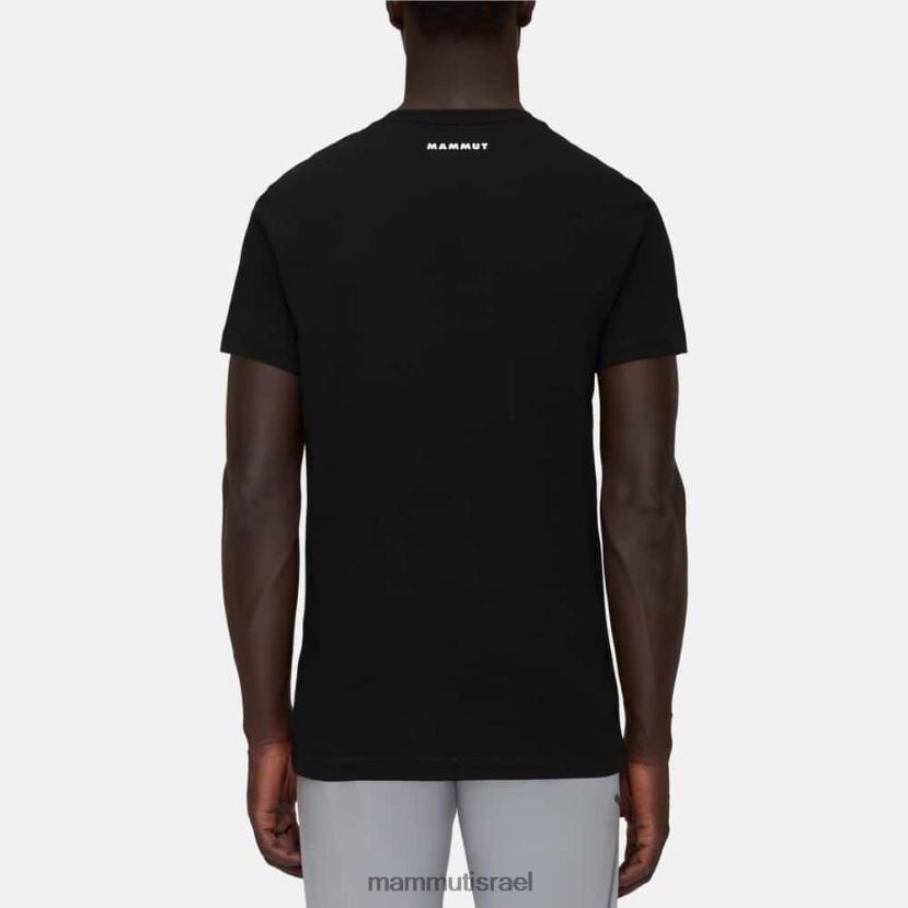 Mammut גברים תיקון חולצת טריקו של massone TV0220152 הַלבָּשָׁה שָׁחוֹר