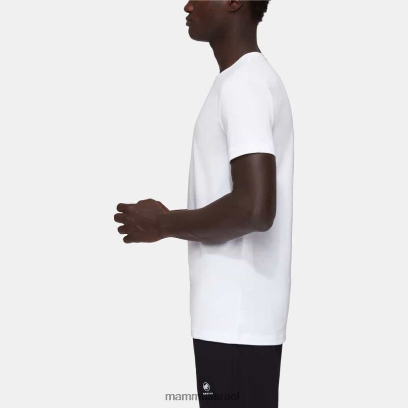 Mammut גברים תיקון חולצת טריקו של massone TV0220894 הַלבָּשָׁה לבן