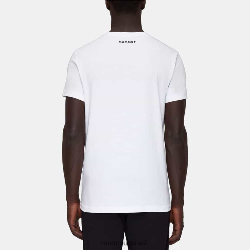 Mammut גברים תיקון חולצת טריקו של massone TV0220894 הַלבָּשָׁה לבן