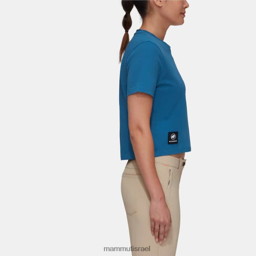 Mammut נשים חולצת טריקו קצוצה של massone TV0220978 הַלבָּשָׁה קרח עמוק