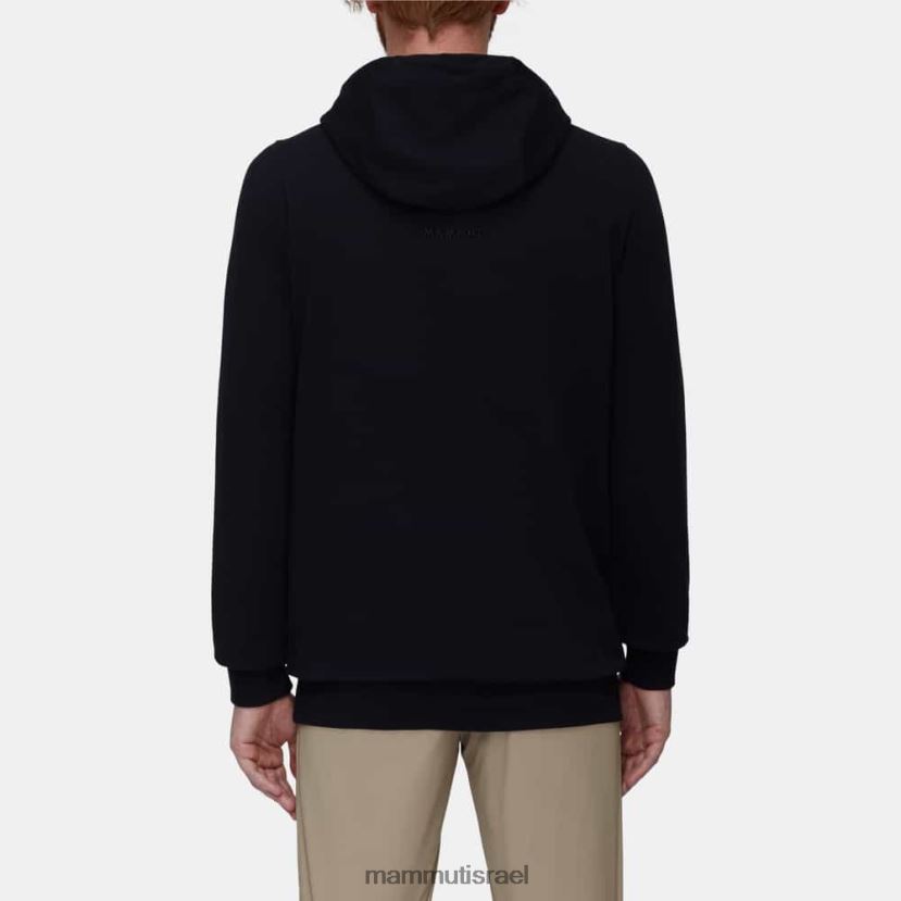 Mammut גברים לוגו קפוצ'ון ml TV0220260 הַלבָּשָׁה שחור-חריף