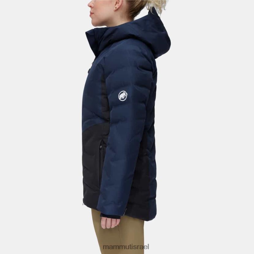 Mammut נשים photics ski hs מעיל קפוצ'ון תרמו TV0220677 הַלבָּשָׁה שחור-ימי