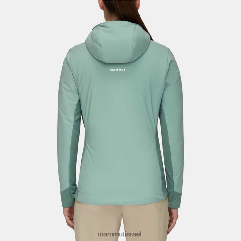 Mammut נשים rime light במעיל קפוצ'ון גמיש TV0220756 הַלבָּשָׁה ירקן כהה ירקן
