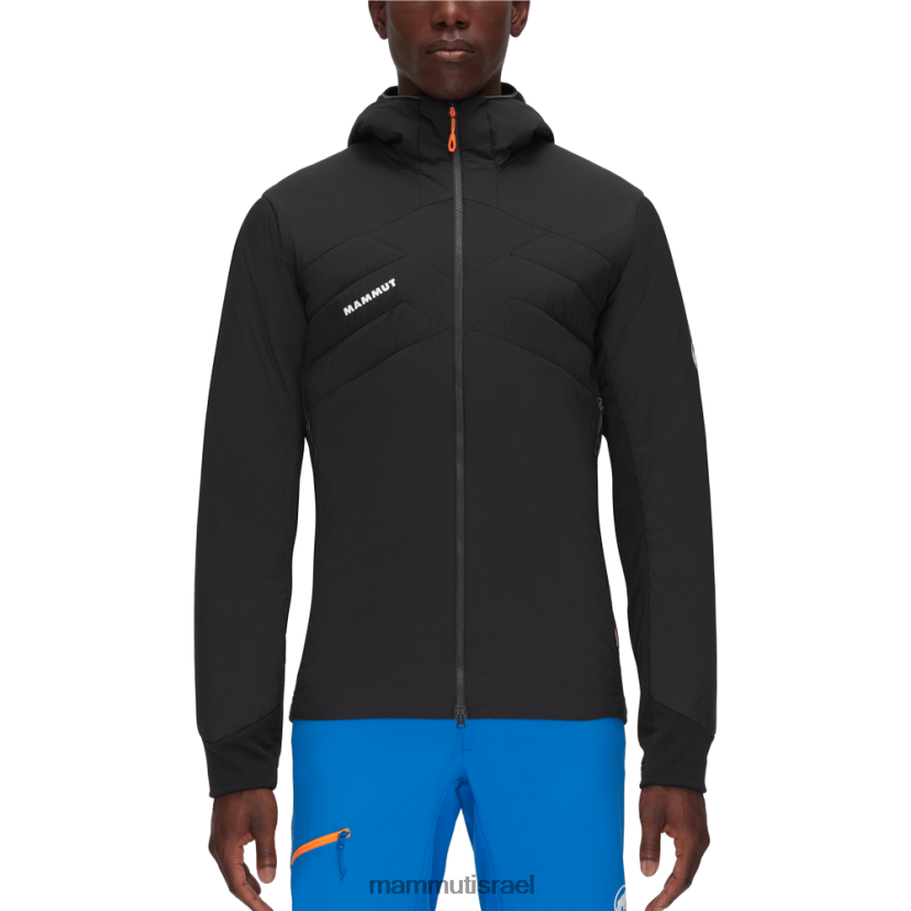 Mammut גברים rime light במעיל קפוצ'ון גמיש TV0220757 הַלבָּשָׁה שחור-פנטום