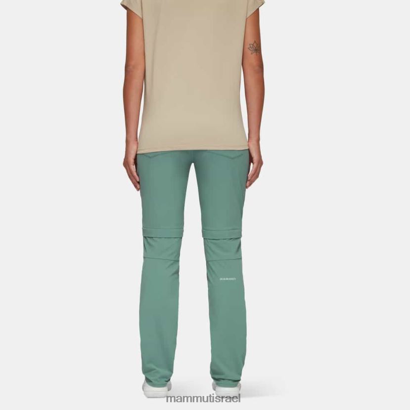 Mammut נשים מכנסי רוכסן של runbold TV02201119 הַלבָּשָׁה ירקן כהה
