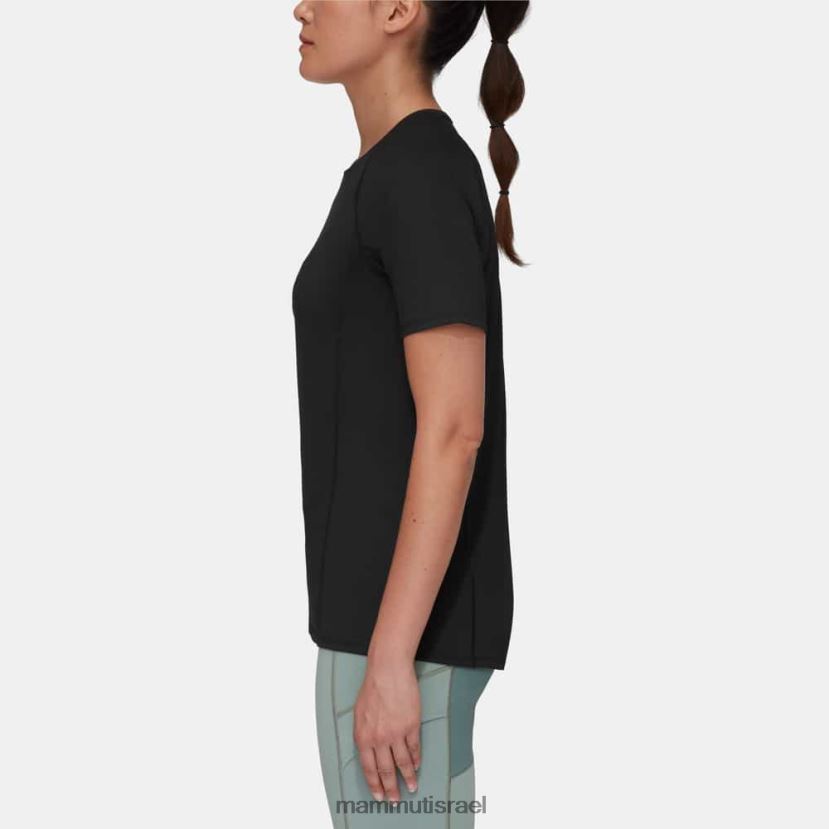 Mammut נשים לוגו של חולצת טריקו של selun fl TV0220149 הַלבָּשָׁה שָׁחוֹר