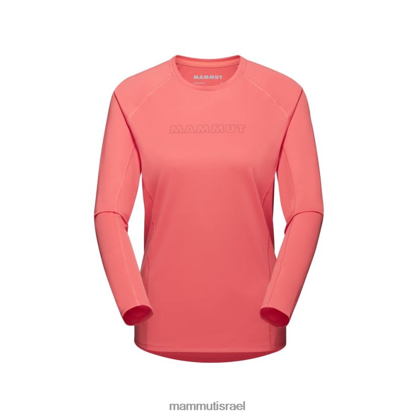 Mammut נשים לוגו selun fl עם שרוולים ארוכים TV0220867 הַלבָּשָׁה סלמון