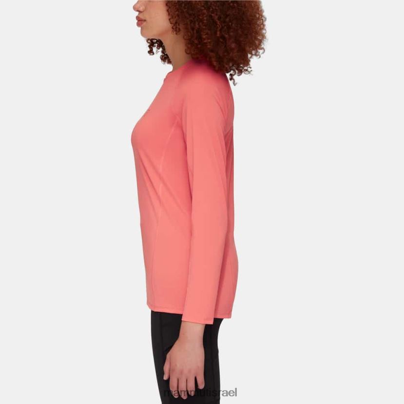 Mammut נשים לוגו selun fl עם שרוולים ארוכים TV0220867 הַלבָּשָׁה סלמון