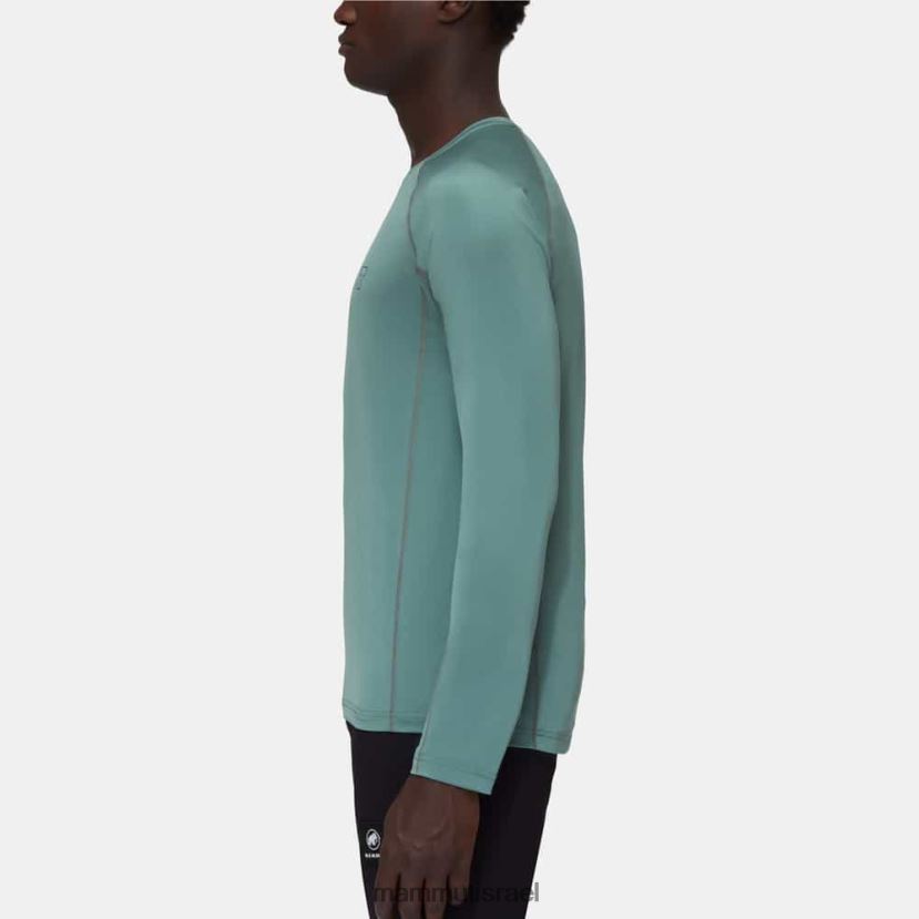 Mammut גברים לוגו selun fl עם שרוולים ארוכים TV0220870 הַלבָּשָׁה ירקן כהה