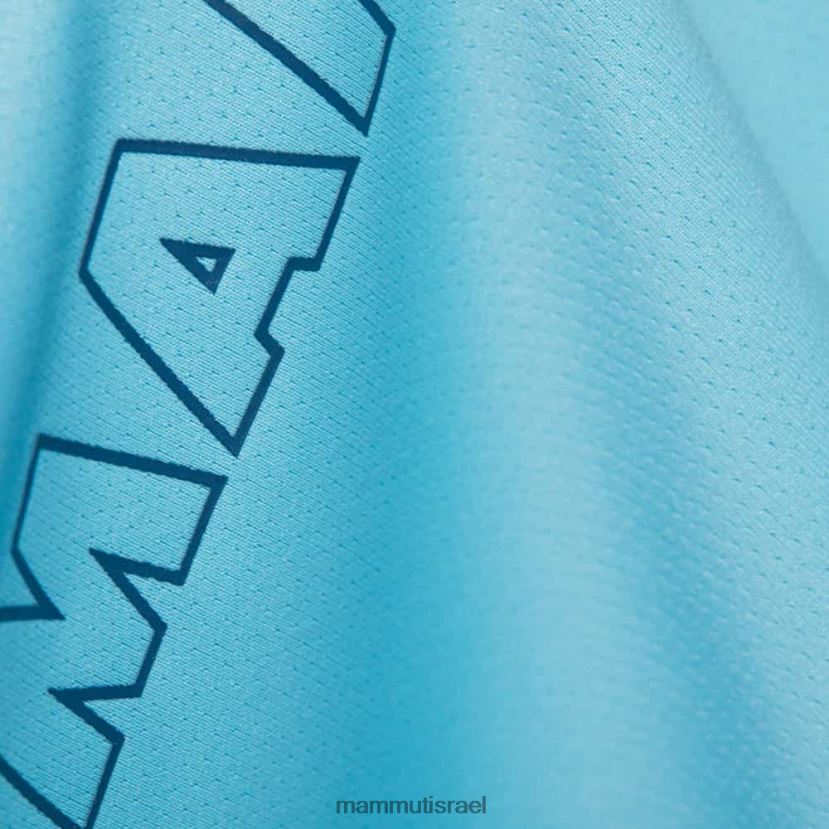 Mammut נשים לוגו של חולצת טריקו של selun fl TV0220887 הַלבָּשָׁה כחול קר