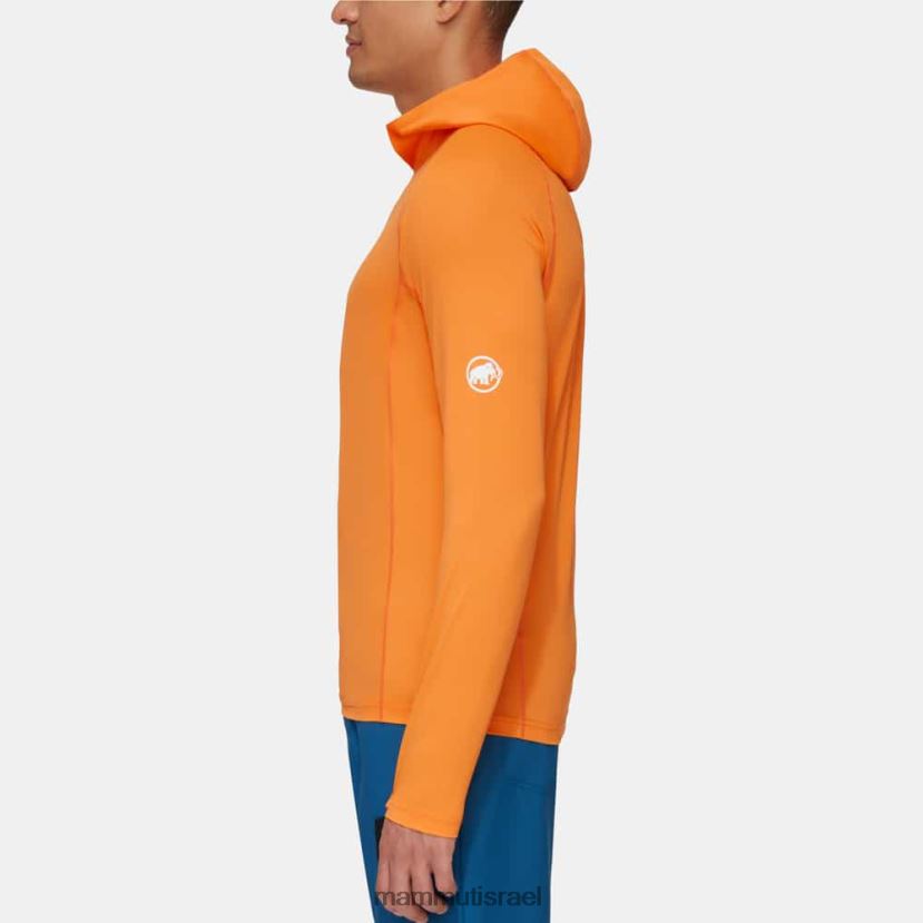 Mammut גברים selun fl sun hoody TV0220632 הַלבָּשָׁה מַנדָרִינָה