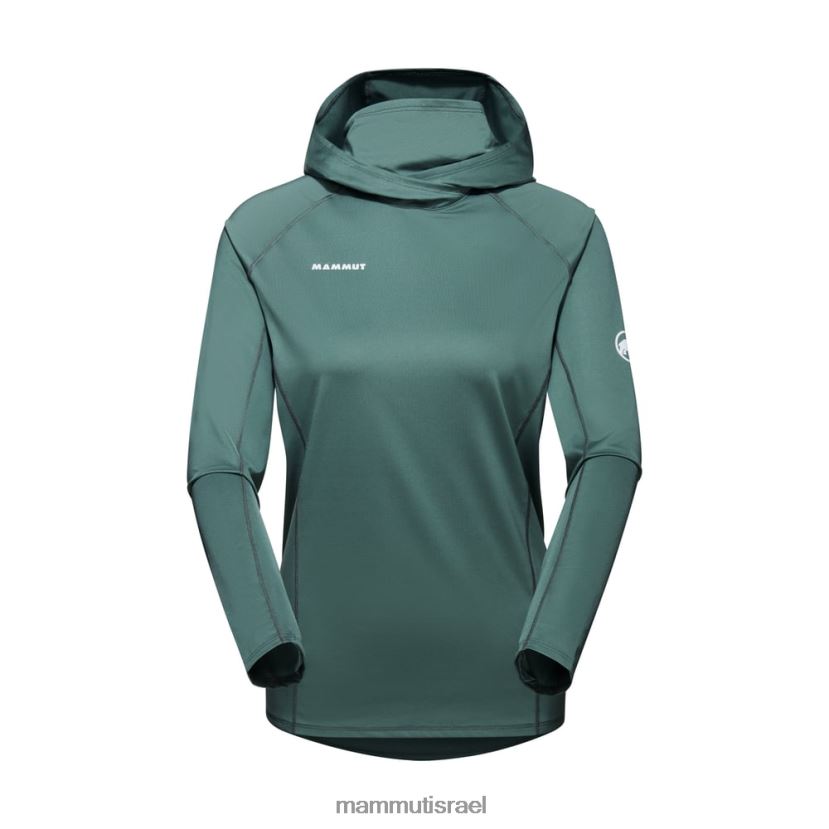 Mammut נשים selun fl sun hoody TV0220643 הַלבָּשָׁה ירקן כהה