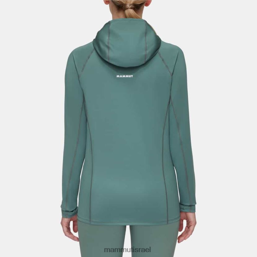 Mammut נשים selun fl sun hoody TV0220643 הַלבָּשָׁה ירקן כהה