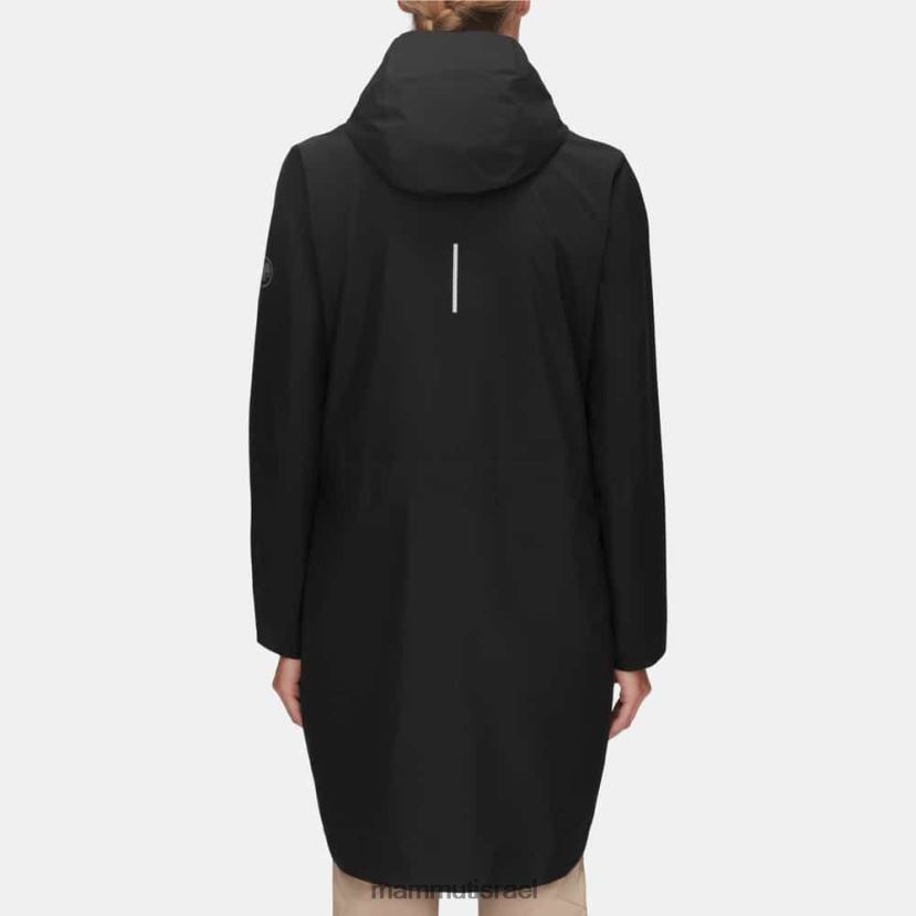 Mammut נשים פרקה עם קפוצ'ון של seon pac hs TV022064 הַלבָּשָׁה שָׁחוֹר