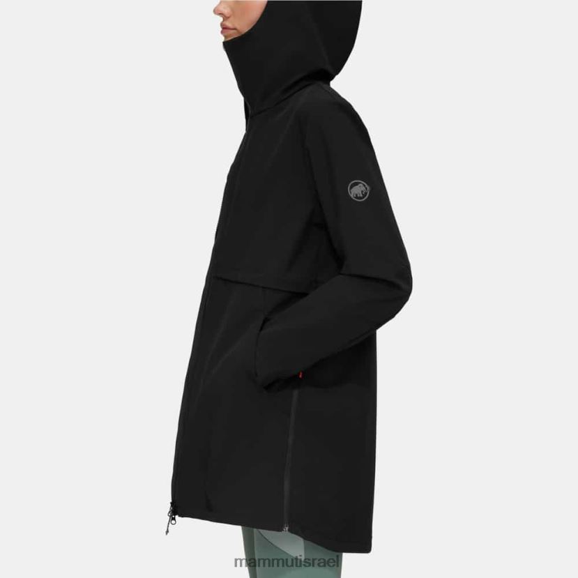 Mammut נשים מעיל קפוצ'ון של seon so TV022086 הַלבָּשָׁה שָׁחוֹר