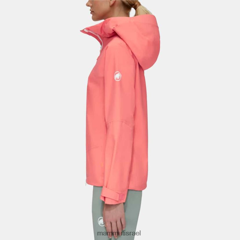 Mammut נשים ז'קט קפוצ'ון של taiss TV022053 הַלבָּשָׁה סלמון