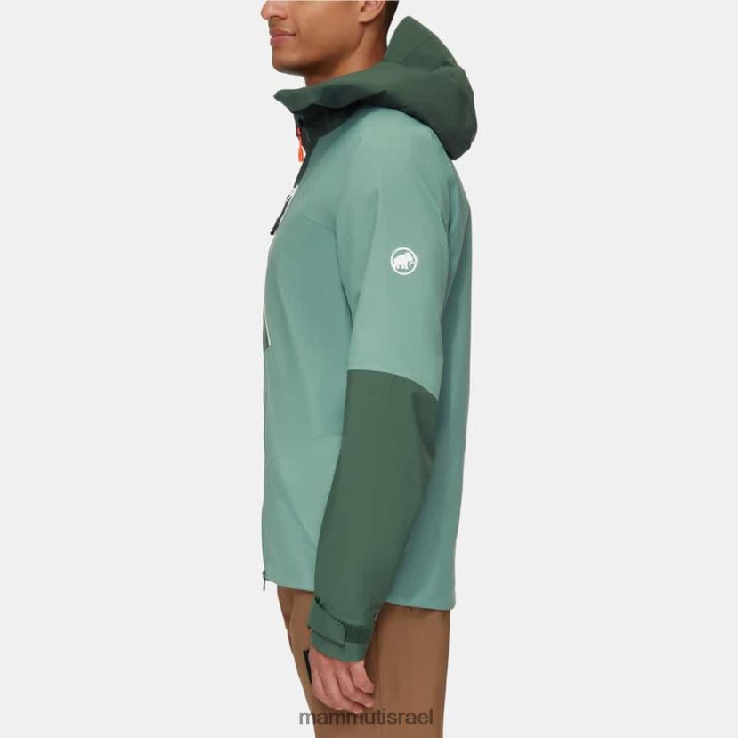 Mammut גברים ז'קט קפוצ'ון של taiss TV0220693 הַלבָּשָׁה עצי ירקן כהים
