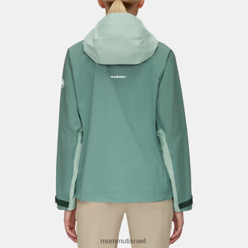 Mammut נשים ז'קט קפוצ'ון של taiss TV0220724 הַלבָּשָׁה ירקן כהה