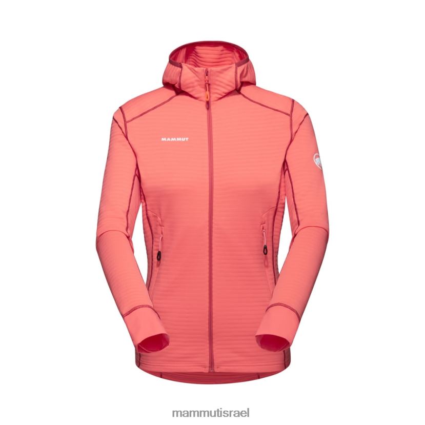 Mammut נשים ז'קט קפוצ'ון של taiss light ml TV0220195 הַלבָּשָׁה סלמון-טרקוטה