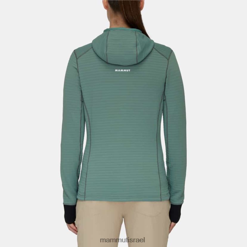 Mammut נשים ז'קט קפוצ'ון של taiss light ml TV0220986 הַלבָּשָׁה ירקן כהה-שחור